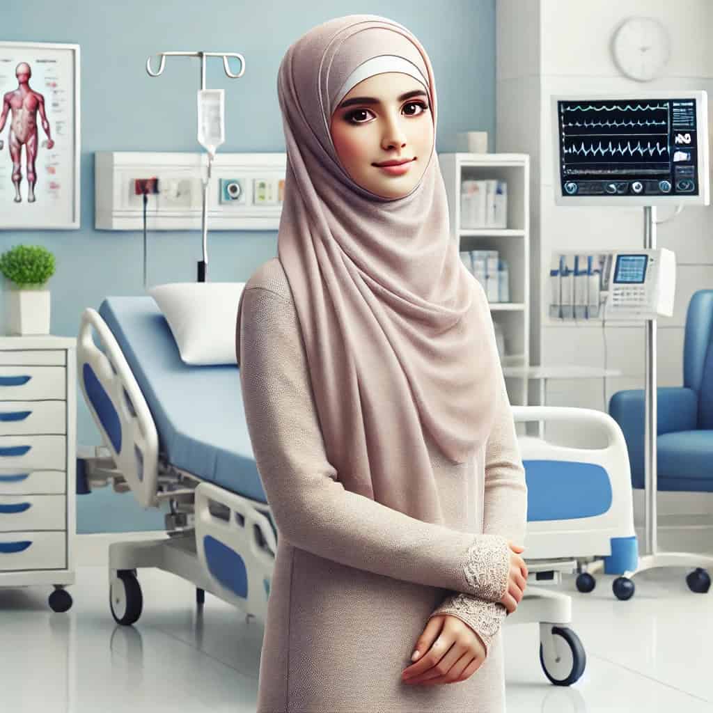 Can I remove my hijab for a scan?