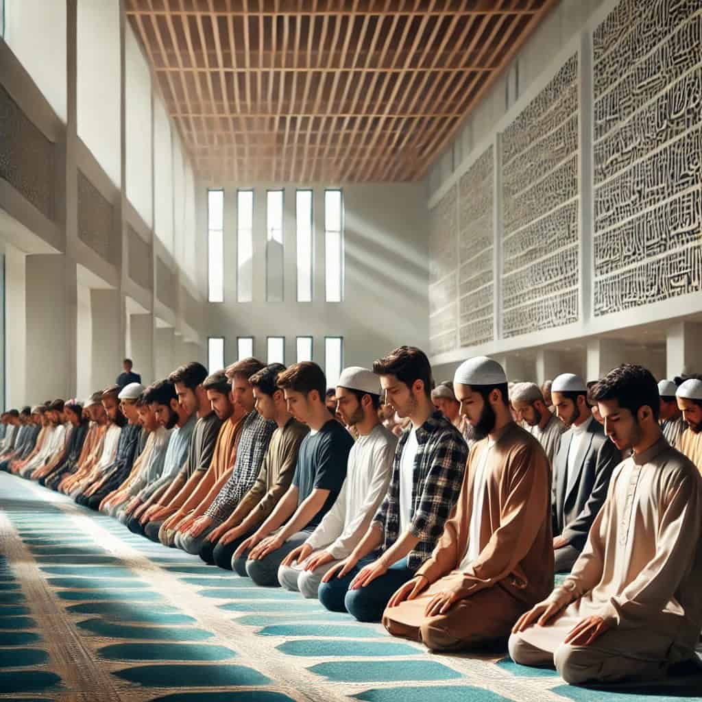 Is is permissible to lead a salah split over different rooms?